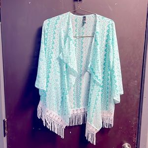 IN teal medium woman's blouse